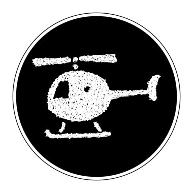 Helikopter basit doodle