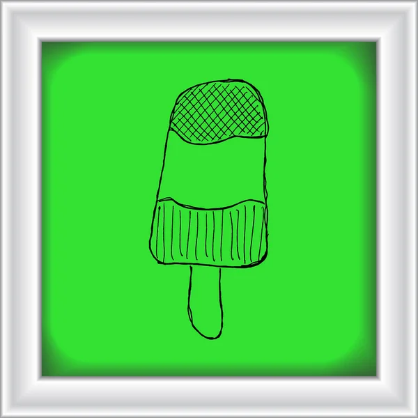 冰棍的插图 — 图库矢量图片