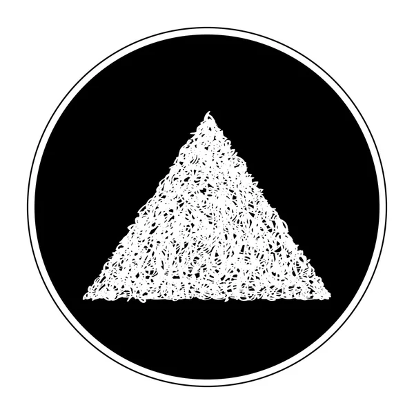 Simple gribouillage d'un triangle — Image vectorielle