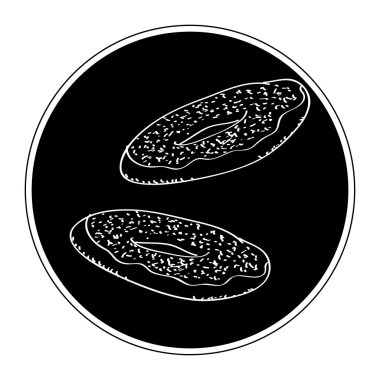 Çörek basit doodle