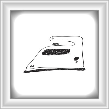 Bir demir basit doodle