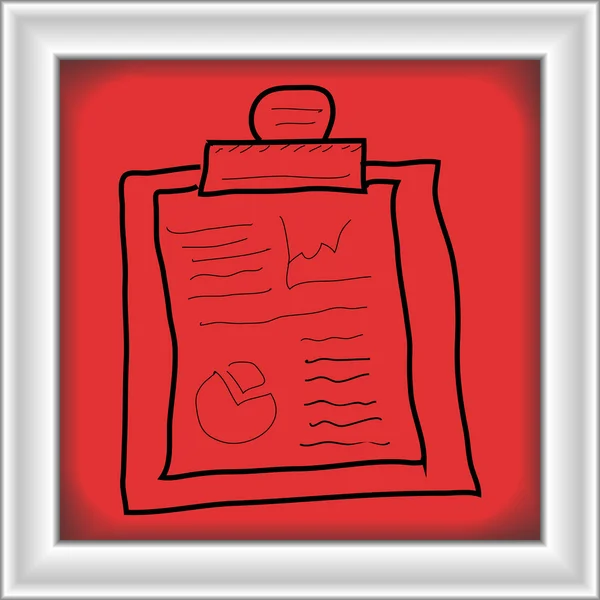 Απλή doodle του ένα πρόχειρο — Διανυσματικό Αρχείο