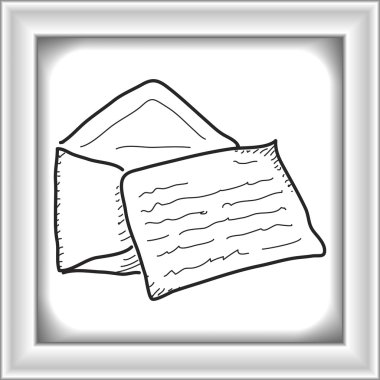 Bir mektup basit doodle