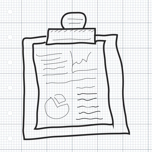 Απλή doodle του ένα πρόχειρο — Διανυσματικό Αρχείο