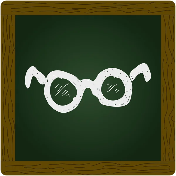 Simple doodle of a pair of glasses — Stock Vector