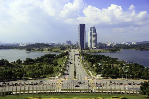 Vista da cidade de putrajaya — Fotografia de Stock