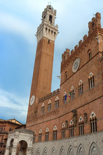 The famous tower in Siena — Stock Photo, Image