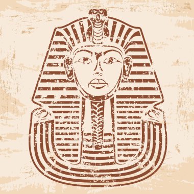 Mısır Firavunun maskesi.