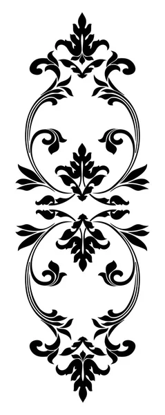 Adorno gótico fronterizo. Elementos decorativos vintage para el diseño. Imagen vectorial . — Archivo Imágenes Vectoriales