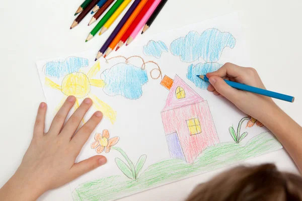 Dibujo infantil — Foto de Stock