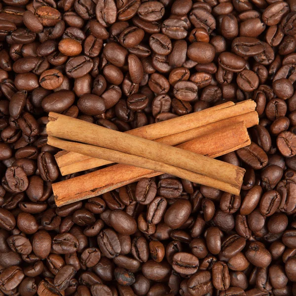 Coffee and cinnamon — Stock Photo, Image