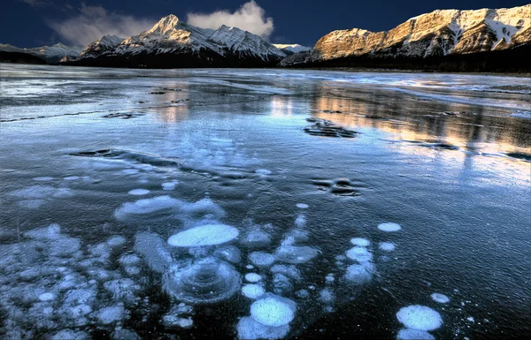 Inverno de Lago de Abraão — Fotografia de Stock