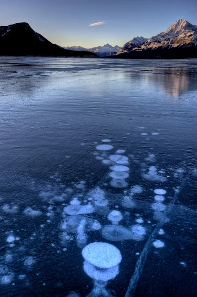 Inverno de Lago de Abraão — Fotografia de Stock