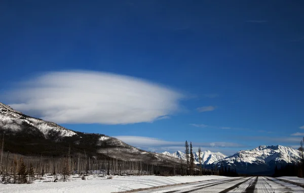 Montañas Rocosas en Invierno Canadá —  Fotos de Stock