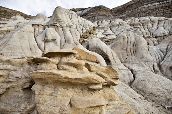 Badlands Alberta hoo doo — Stock fotografie