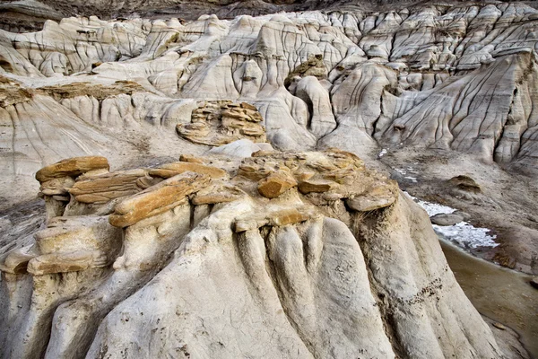 Ντου hoo Badlands Αλμπέρτα — Φωτογραφία Αρχείου