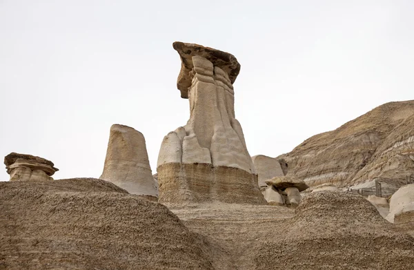 Badlands Alberta  hoo doo — Stock Photo, Image