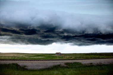 Uğursuz Fırtına Bozkır Bulutları Yaz raf Bulutları