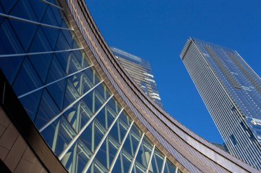 Edmonton Şehir Merkezi Gökdelenler ve Şehir Sahnesi