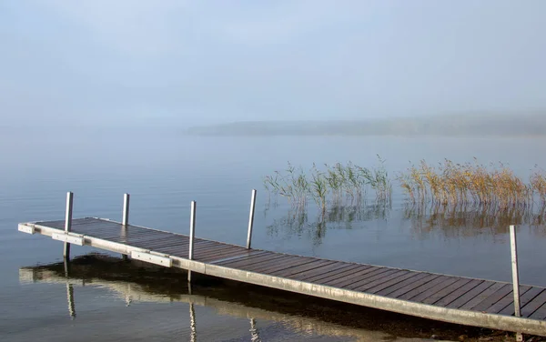 Sunrise Northern Lake Saskatchewan Canada Scenic — Stock Photo, Image