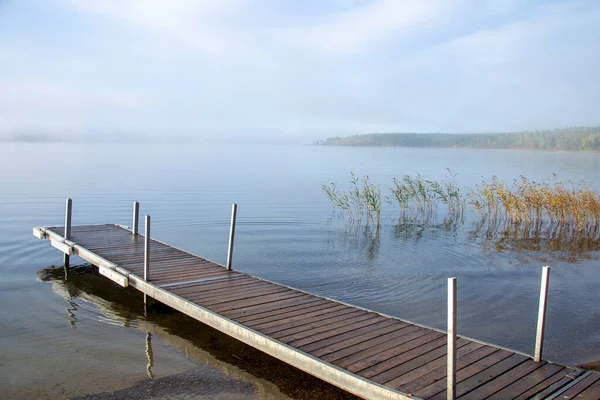 サスカチュワン州の日の出北湖 カナダの観光 — ストック写真
