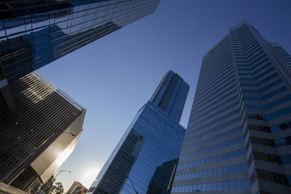 Downtown Edmonton City Skyscrapers Stedelijk Gebied — Stockfoto