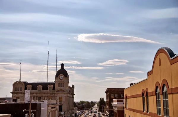 Downtown Moose Jaw Saskatchewan Canadá Urbano —  Fotos de Stock