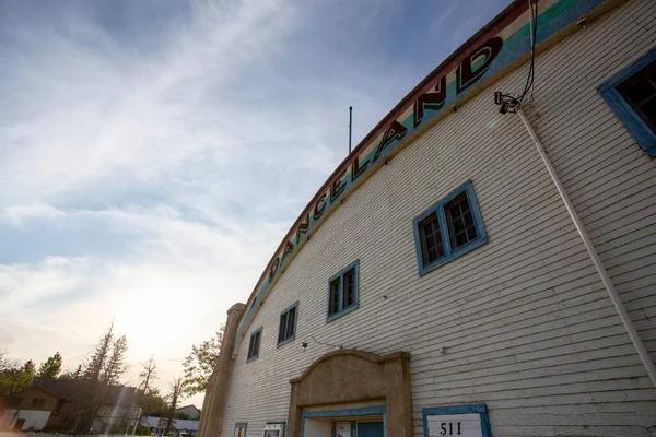 Sala Ballo Saskatchewan Watrous Canada Vecchio Ristrutturato — Foto Stock