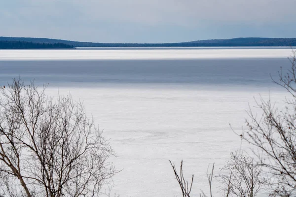 Prince Albert National Park Winter Saskatchewan Waskesiu — Stock Photo, Image