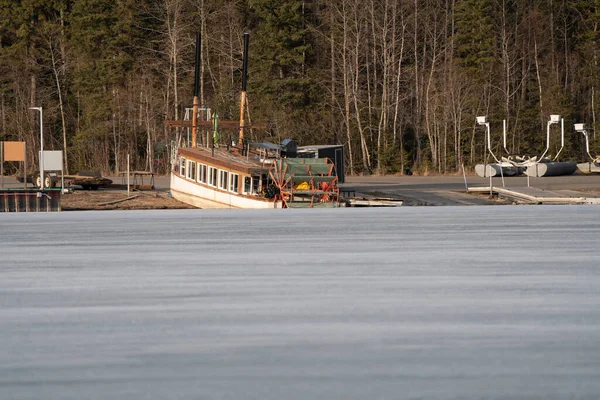 Prince Albert National Park Winter Saskatchewan Waskesiu — Stock Photo, Image