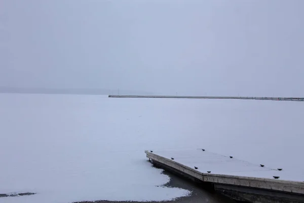 Prince Albert Nationalpark Winter Saskatchewan Waskesiu — Stockfoto