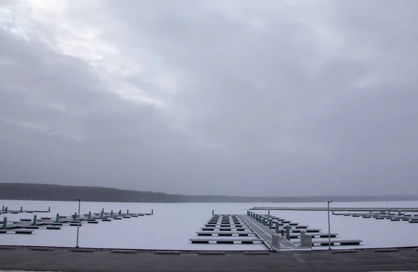 Prince Albert National Park Winter Saskatchewan Waskesiu — Stock Photo, Image