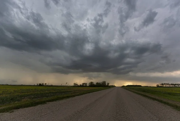Prairie Storm Canada Saskatchewan Zomerwolken — Stockfoto