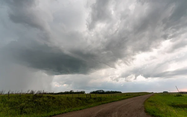 Prairie Storm Canada Saskatchewan Sommerwolken — Stockfoto