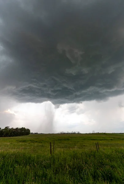 Prairie Storm Canada Saskatchewan Nubes Verano — Foto de Stock