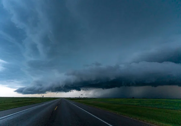 Prairie Storm Canada Saskatchewan Sommerwolken — Stockfoto