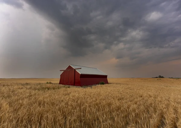 Prairie Storm Canada Saskatchewan Sommerwolken — Stockfoto