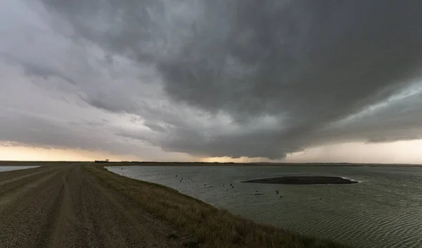 Prairie Storm Canada Saskatchewan Summer Clouds — Stock Photo, Image