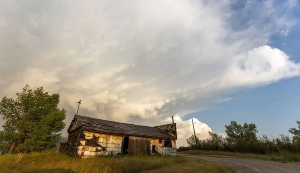Prairie Storm Canada Saskatchewan Zomerwolken — Stockfoto