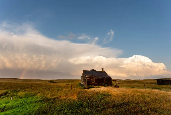 Prairie Storm Canada Saskatchewan Summer Clouds — Stock Photo, Image