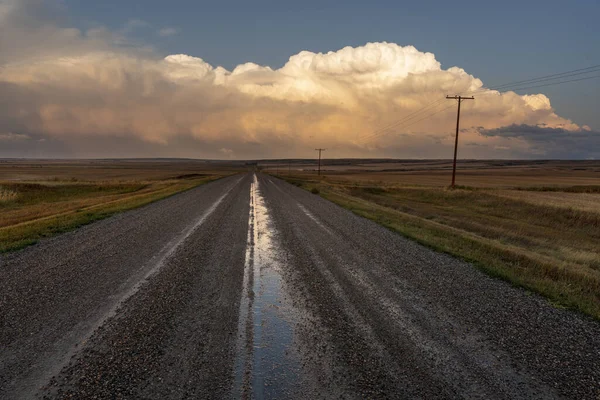 Prairie Storm Canada Saskatchewan Sommarmoln — Stockfoto