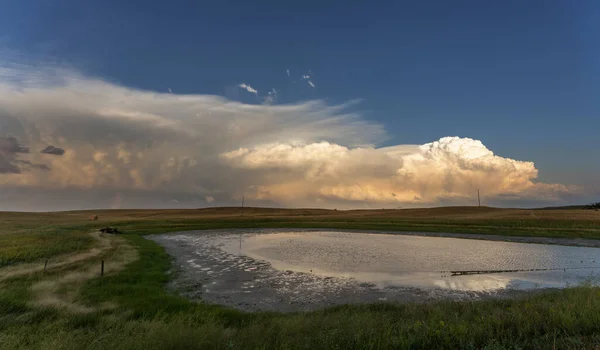 Prairie Storm Canada Saskatchewan Summer Clouds — Fotografia de Stock