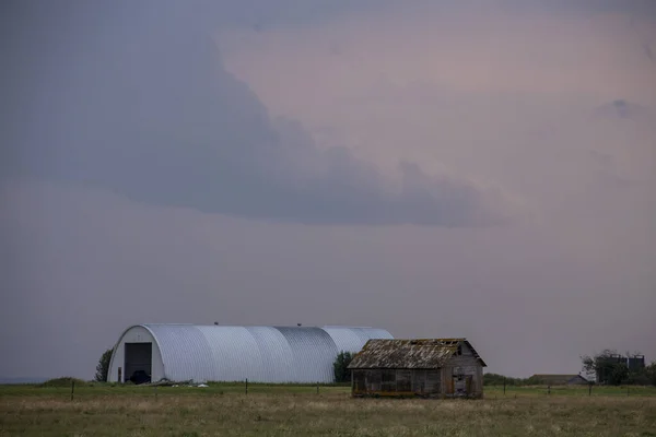 Prairie Storm Canada Yaz Zamanı Bulutları Uyarısı — Stok fotoğraf