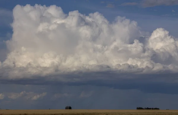 Prairie Storm Canadá Tiempo Verano Nubes Advertencia — Foto de Stock