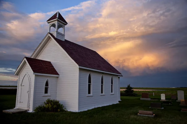 Burzowe chmury saskatchewan — Zdjęcie stockowe