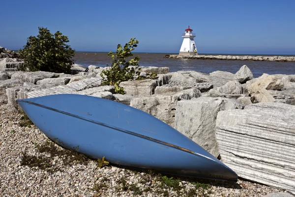 Phare sur le lac Huron — Photo