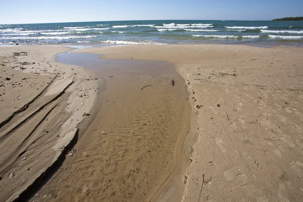 Lago Shoreline Huron — Fotografia de Stock