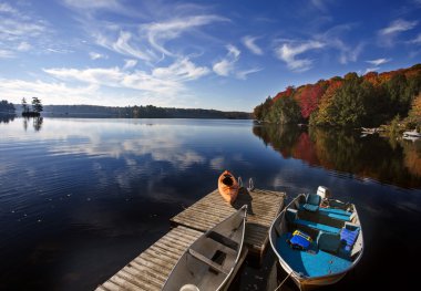 Lake in Autumn clipart