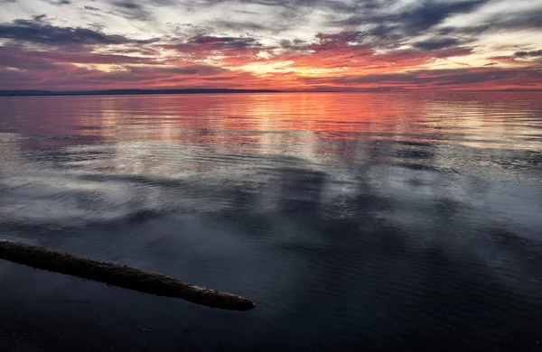 Sunset Wasaga Beach — Fotografia de Stock