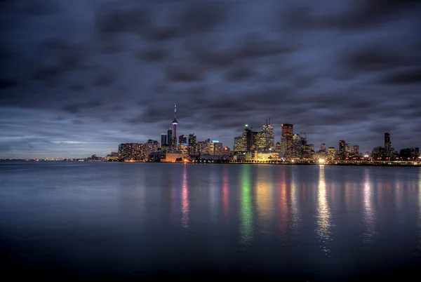 Ciudad de Toronto la noche Shot — Foto de Stock